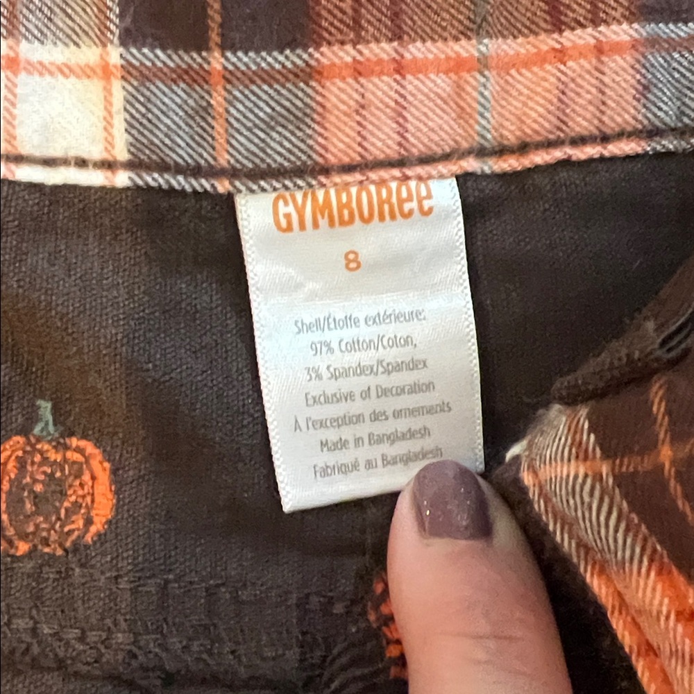 Gymboree corduroy Pants with Pumpkin Embroidery - Picture 2 of 4